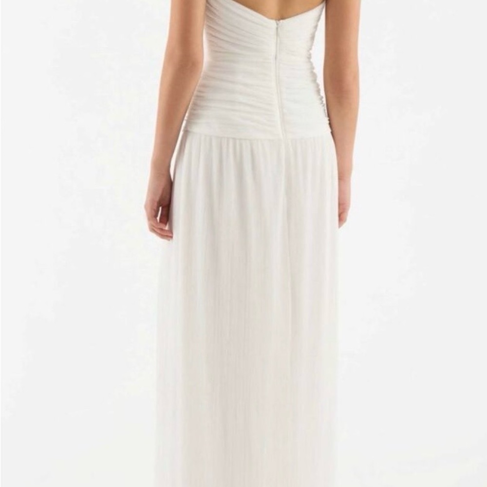 Rebecca Vallance White Halter Maxi Dress - Picture 4 of 8